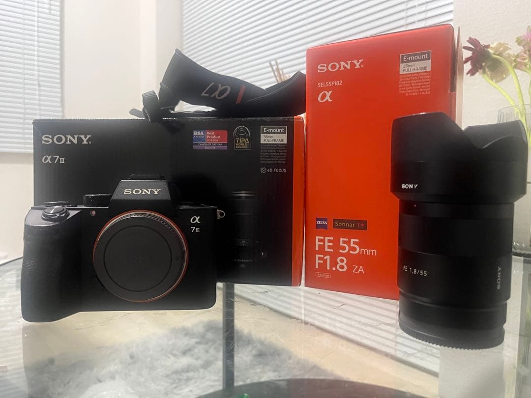 Sony α7 III + FE 55mm F1.8 ZA レンズセット　美品