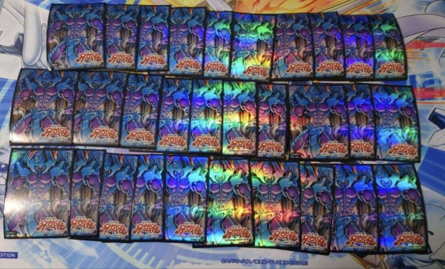 遊戯王 幻魔王ラビエル スリーブ 韓国 80枚