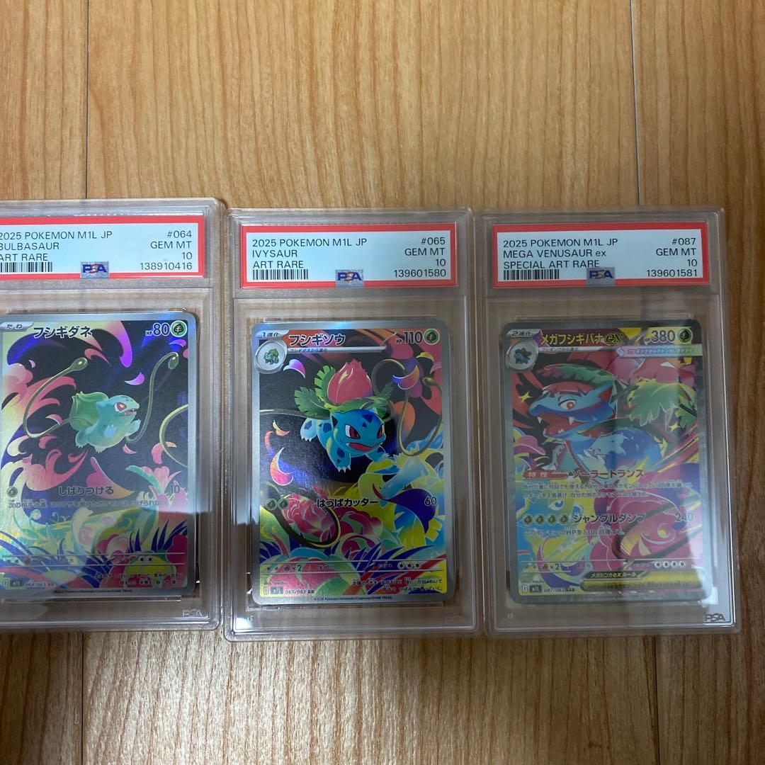 【PSA10 メガフシギバナex_SAR 進化ライン