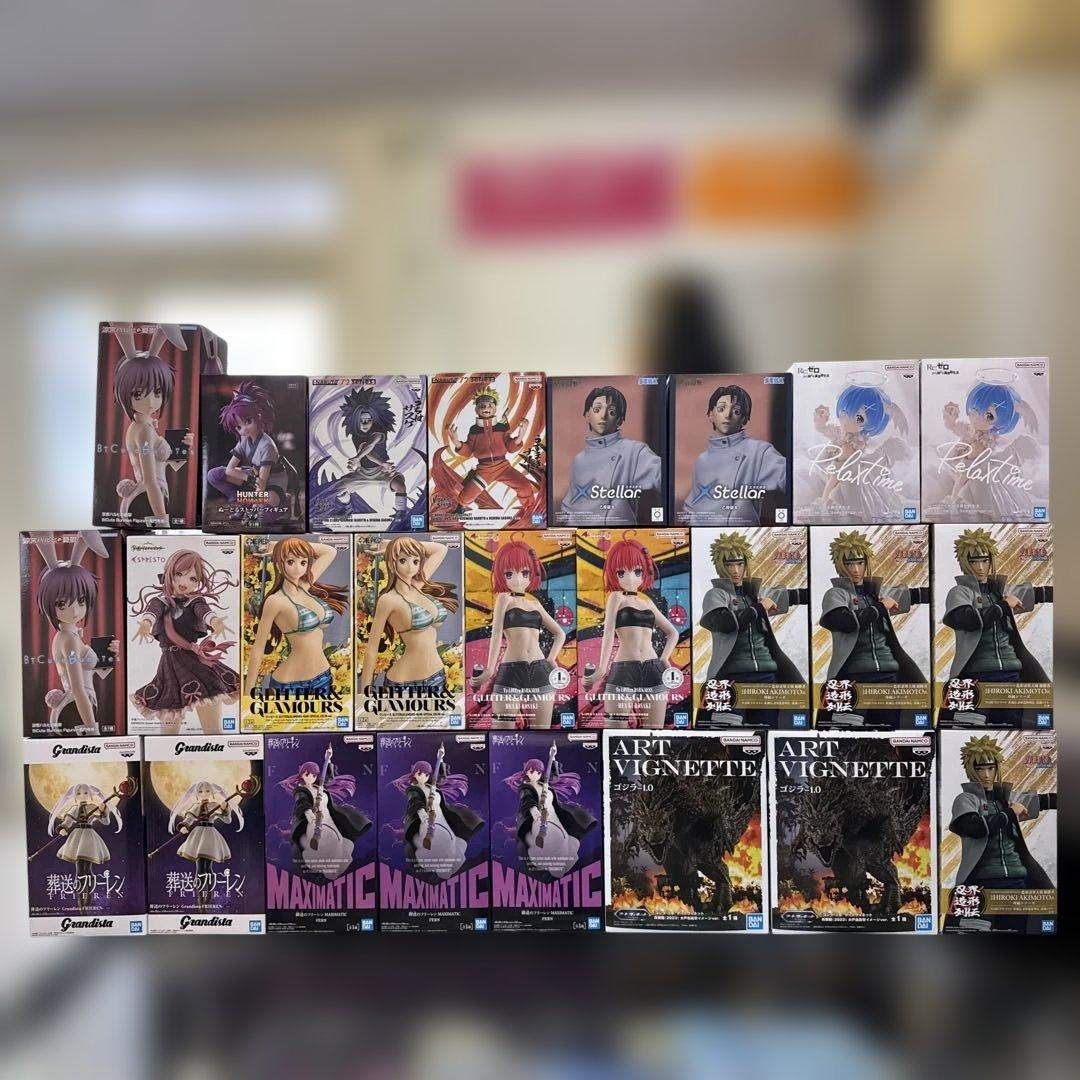 最新プライズフィギュアまとめ売り25個　波風ミナト　フリーレン　フェルン　ゴジラ