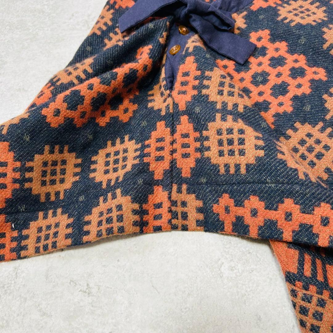 ヴィヴィアンウエストウッド　レッドレーベル　変形スカート　モチーフ　総柄　リボン