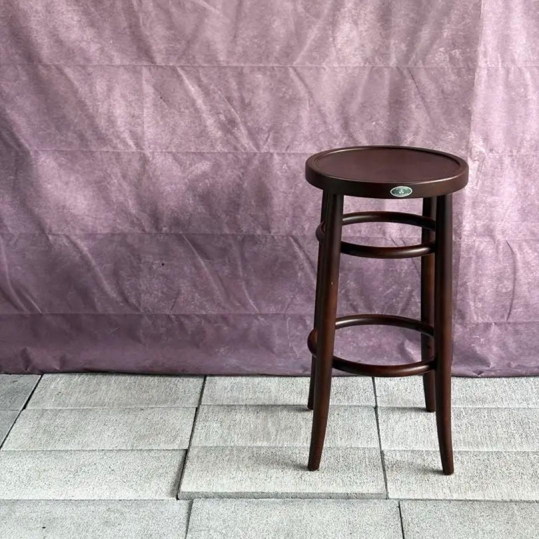 大塚家具 秋田木工 カウンターチェア 「209-C」 ブナ材 ウォールナット色