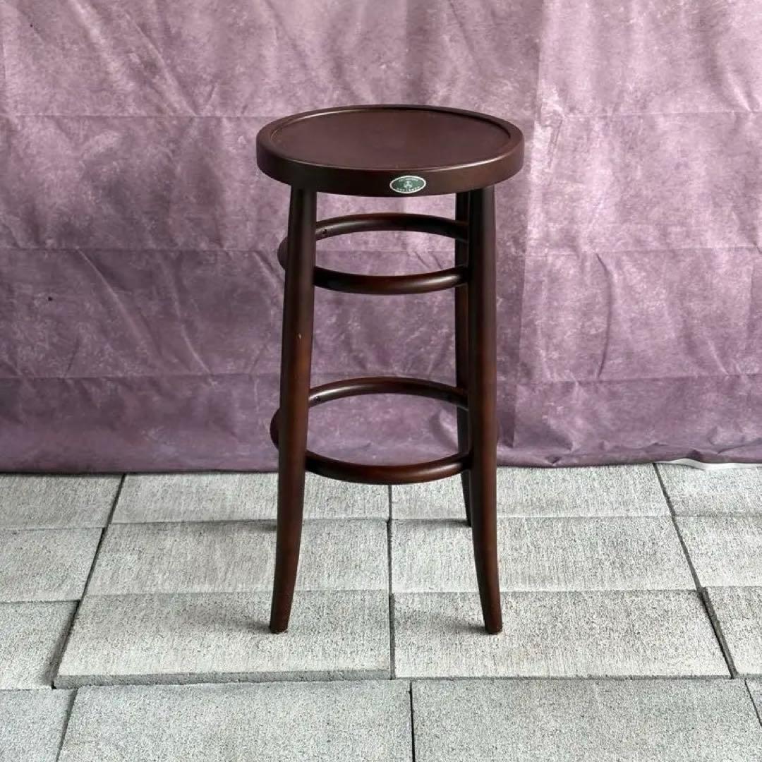 大塚家具 秋田木工 カウンターチェア 「209-C」 ブナ材 ウォールナット色