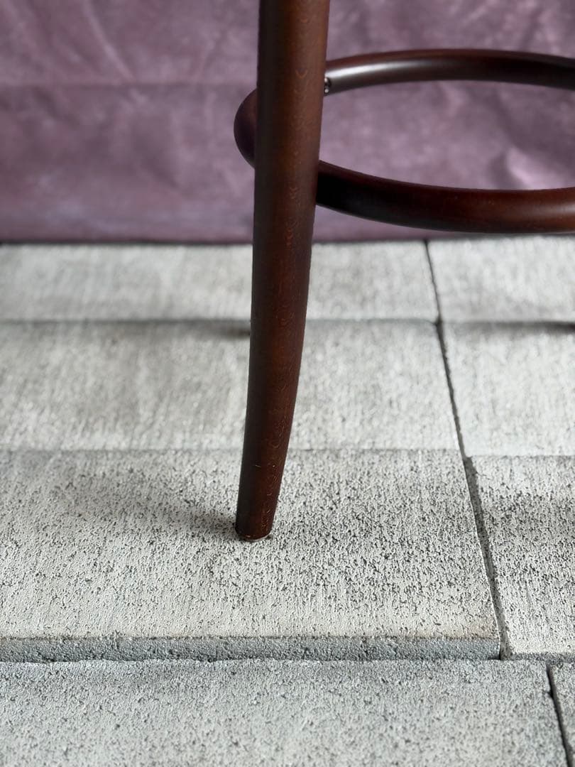 大塚家具 秋田木工 カウンターチェア 「209-C」 ブナ材 ウォールナット色