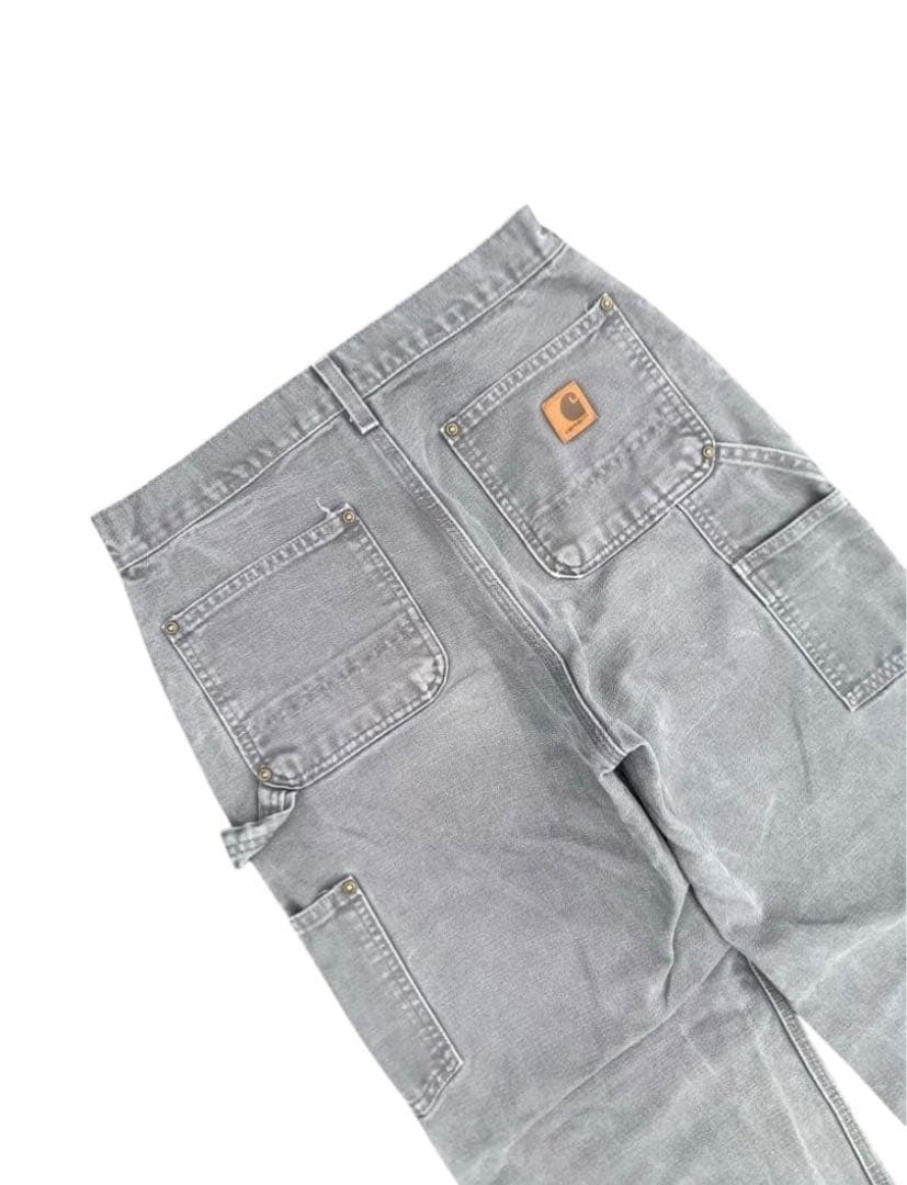 Carhartt B136 GVL ダブルニー グレー W30 L32