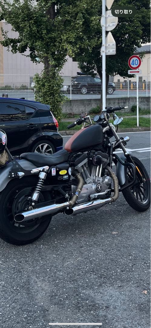 ハーレー/スポーツスター/レザータンクカバー／本革