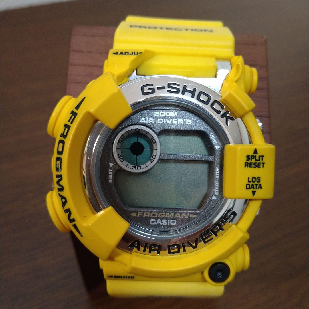 【ジャンク】G-SHOCK フロッグマン DW-8250QY-9T ベゼル割れ