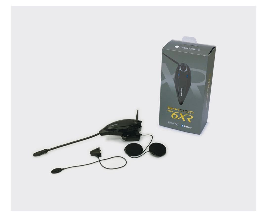 B+COM SB6XR シングルユニット　ヘッドセット　ビーコム