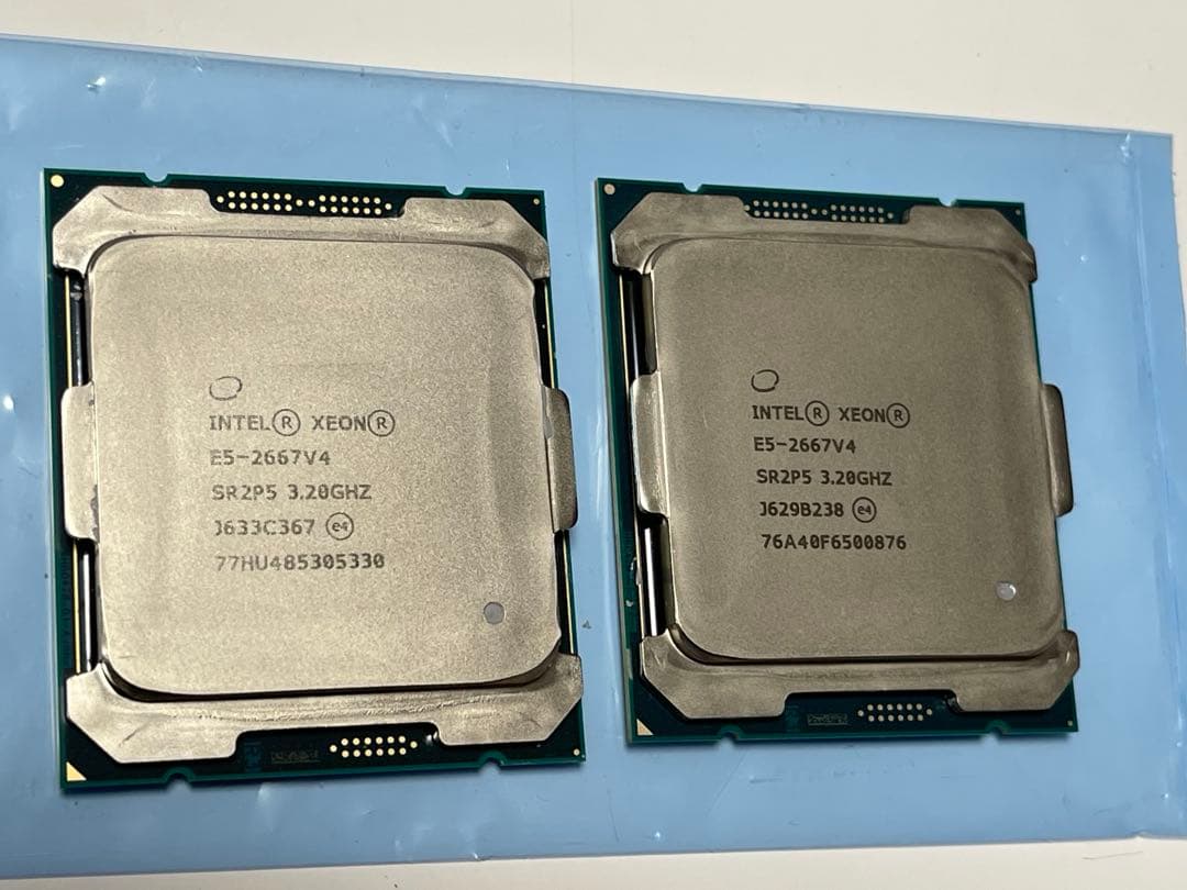 Intel Xeon E5-2667 V4 2個セット