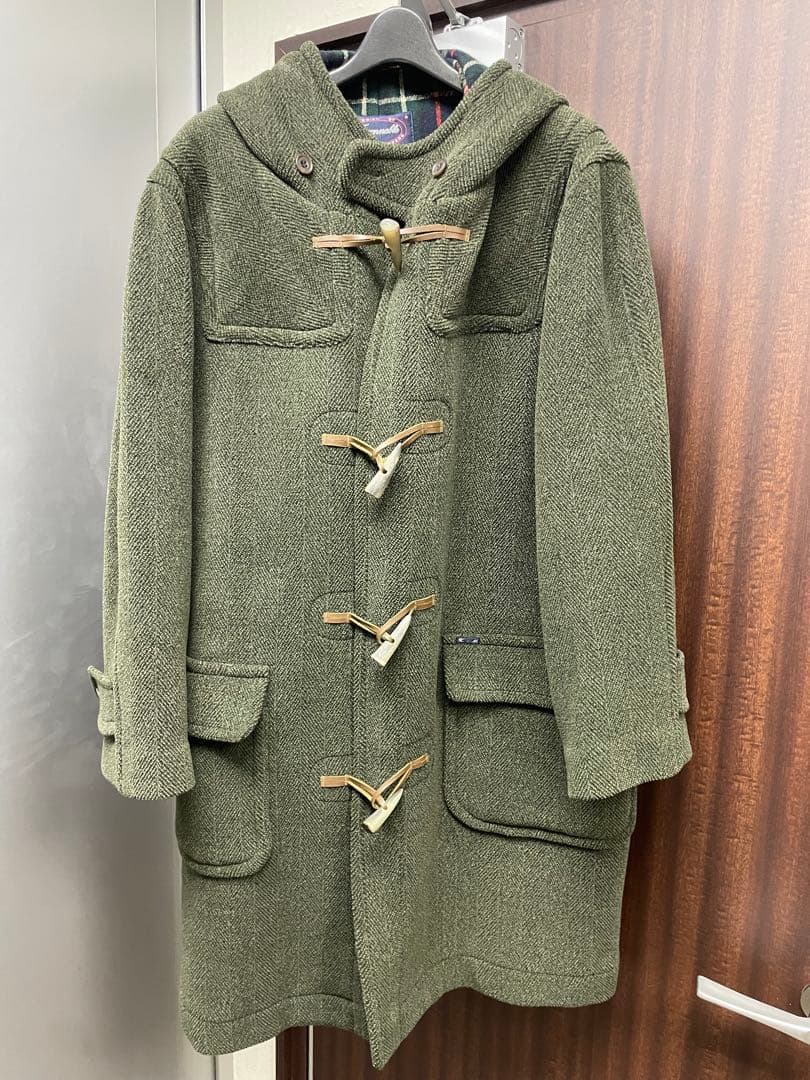 イングランド製 Faconnable ファソナブル　ヘリンボーン ダッフルコート