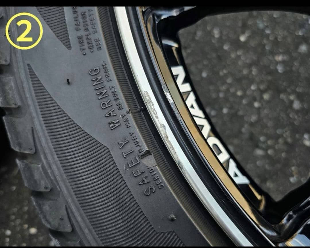 アドバンレーシング　RZ2　114.3　18インチ　8.5J　+45