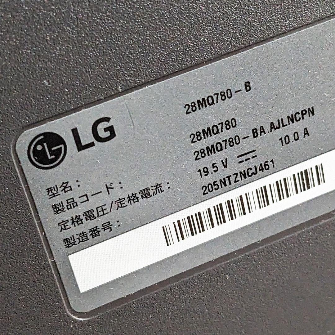 こばLG 28MQ780-Bスタンドなし2880x2560モニタ