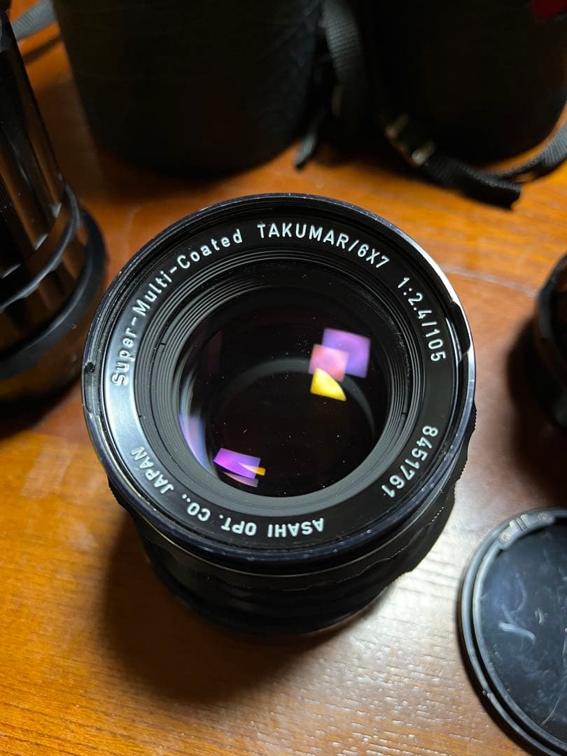 【週末セール】ASAHI PENTAX 6×7 中判フィルムカメラ レンズ3本