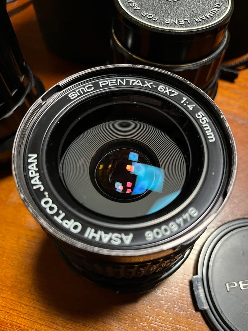 【週末セール】ASAHI PENTAX 6×7 中判フィルムカメラ レンズ3本