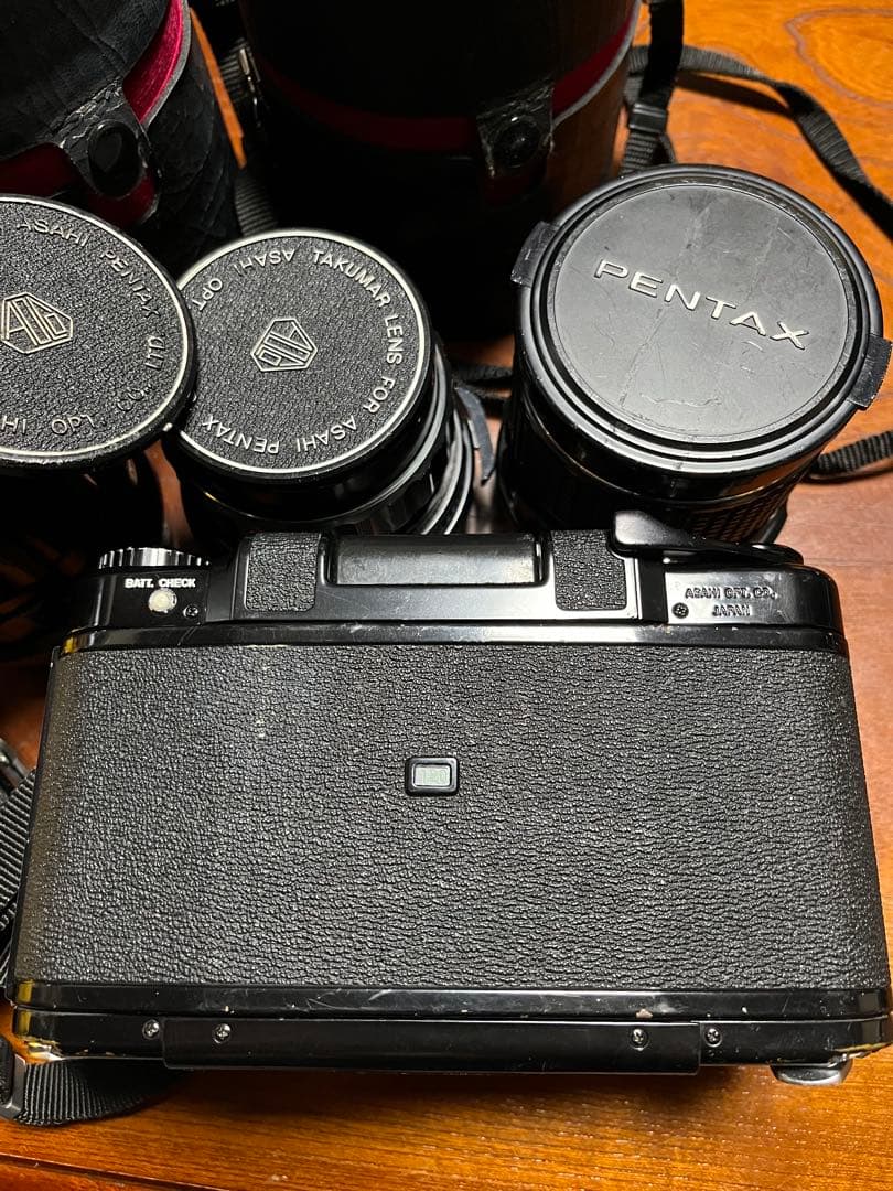 【週末セール】ASAHI PENTAX 6×7 中判フィルムカメラ レンズ3本
