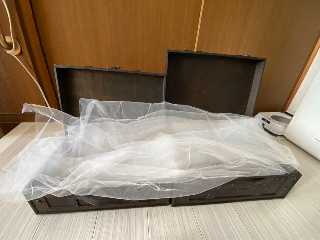 ウェルカムスペース　アンティーク　トランク　大小セット　ウェディング　結婚式