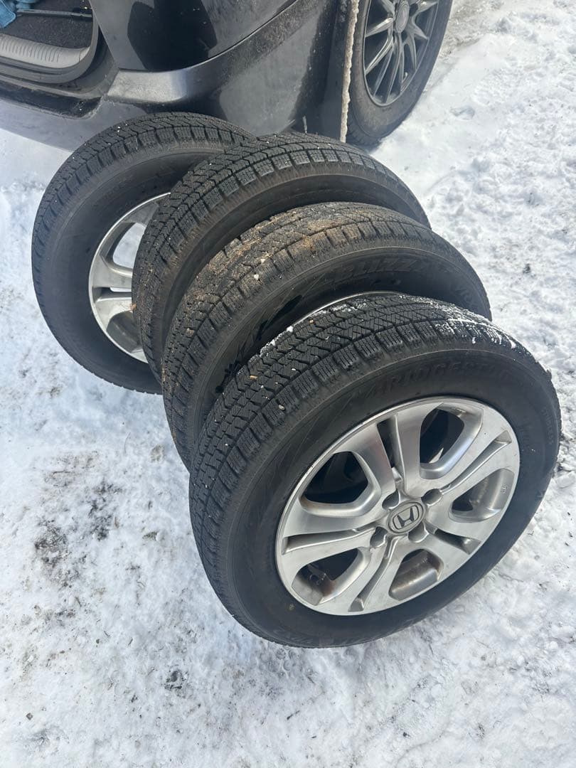 2022年 ブリザックvrx185/60r15 純正ホイール付イボ付き4本セット