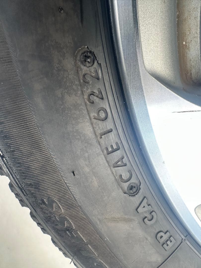 2022年 ブリザックvrx185/60r15 純正ホイール付イボ付き4本セット