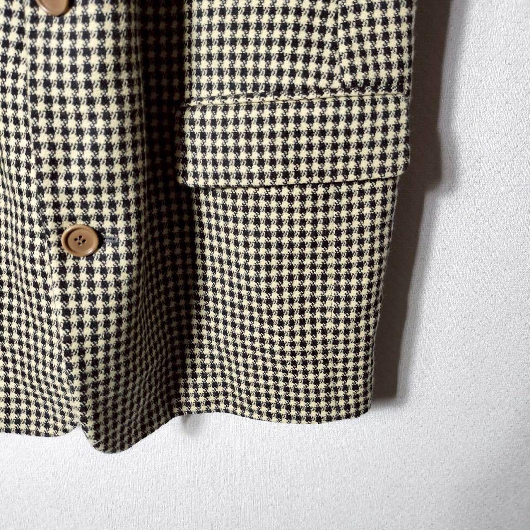 ジョルジオアルマーニNUOVO21 チェック柄 テーラードジャケット3B ウール