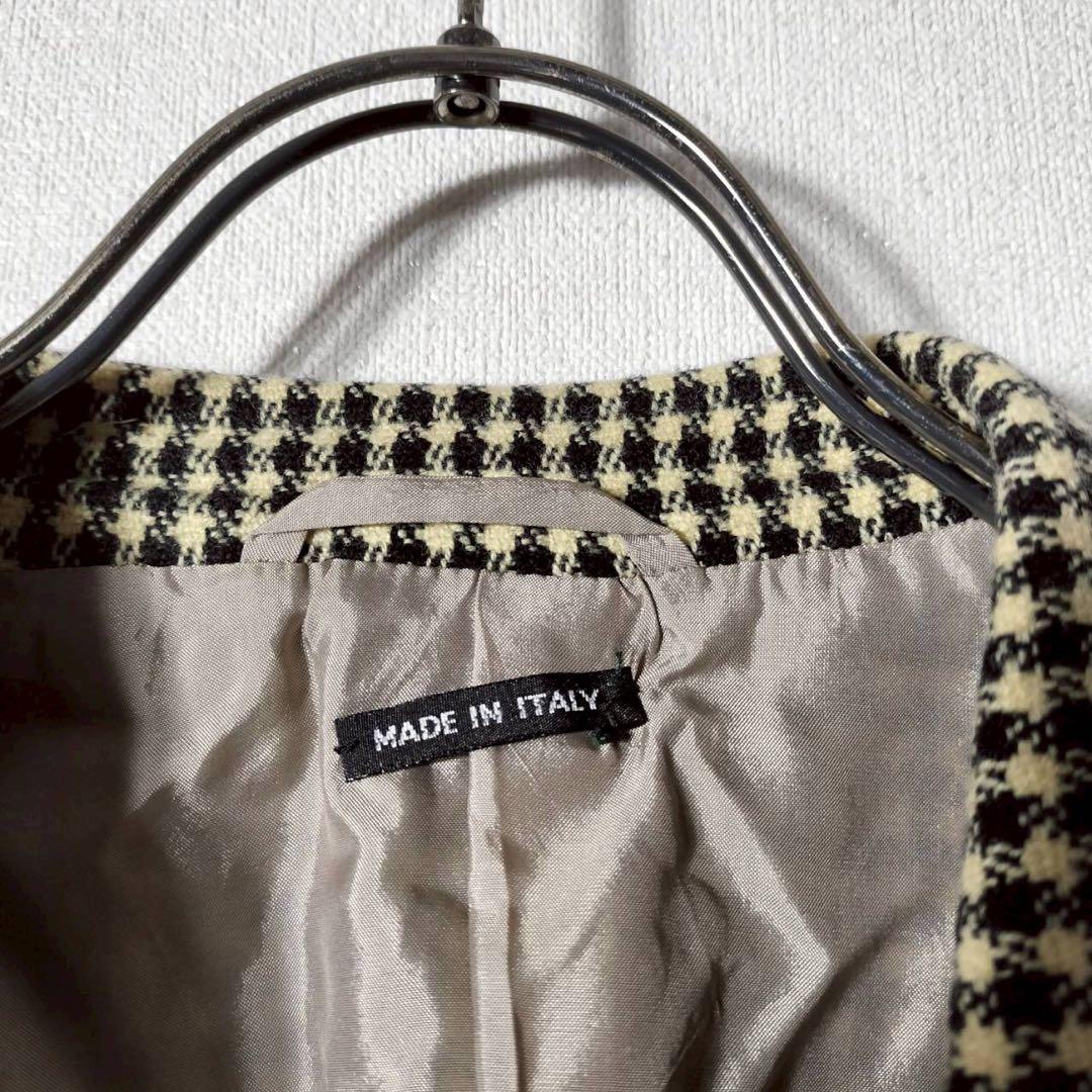 ジョルジオアルマーニNUOVO21 チェック柄 テーラードジャケット3B ウール