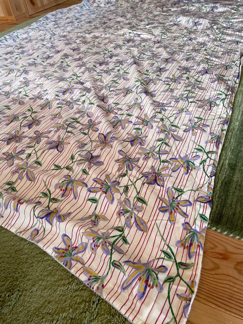 2枚セット【シビラ】掛カバー　裏地あったかフランネル生地　シングル　ムジカ