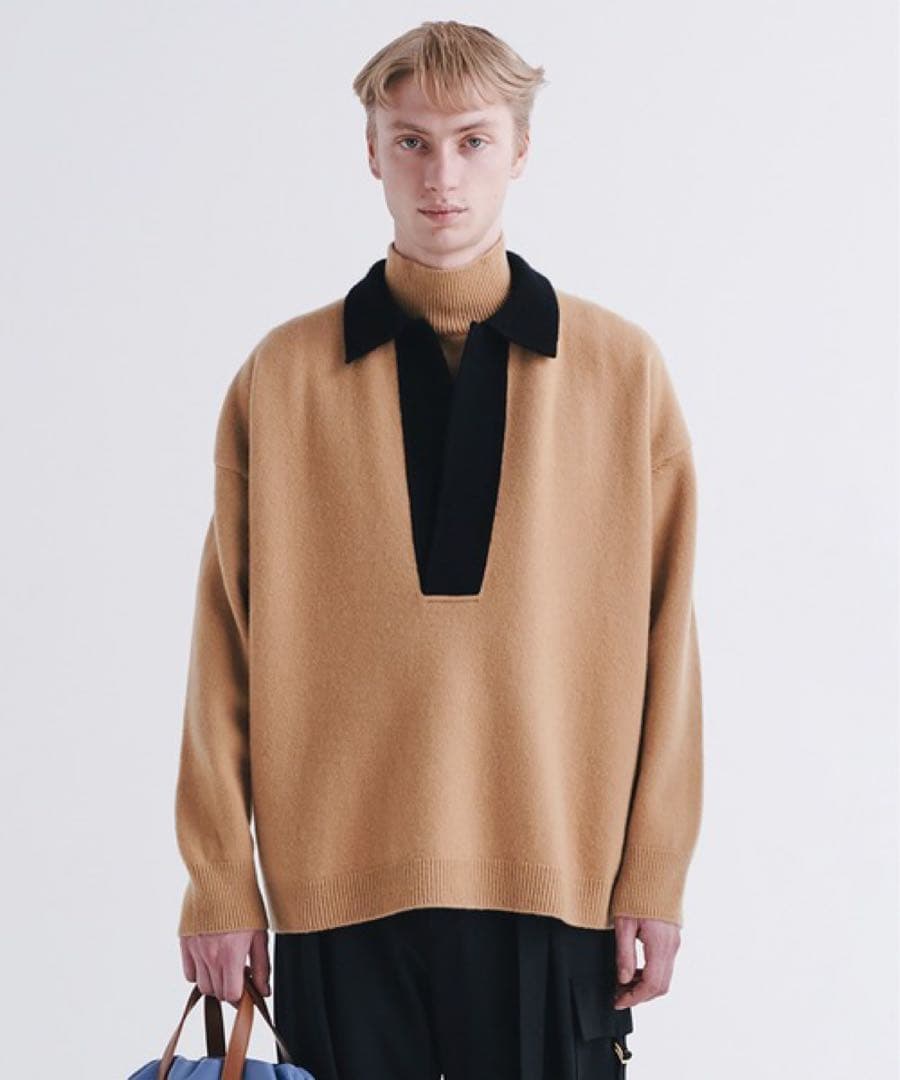CULLNI クルニ Wool Cashmere Skipper Knit