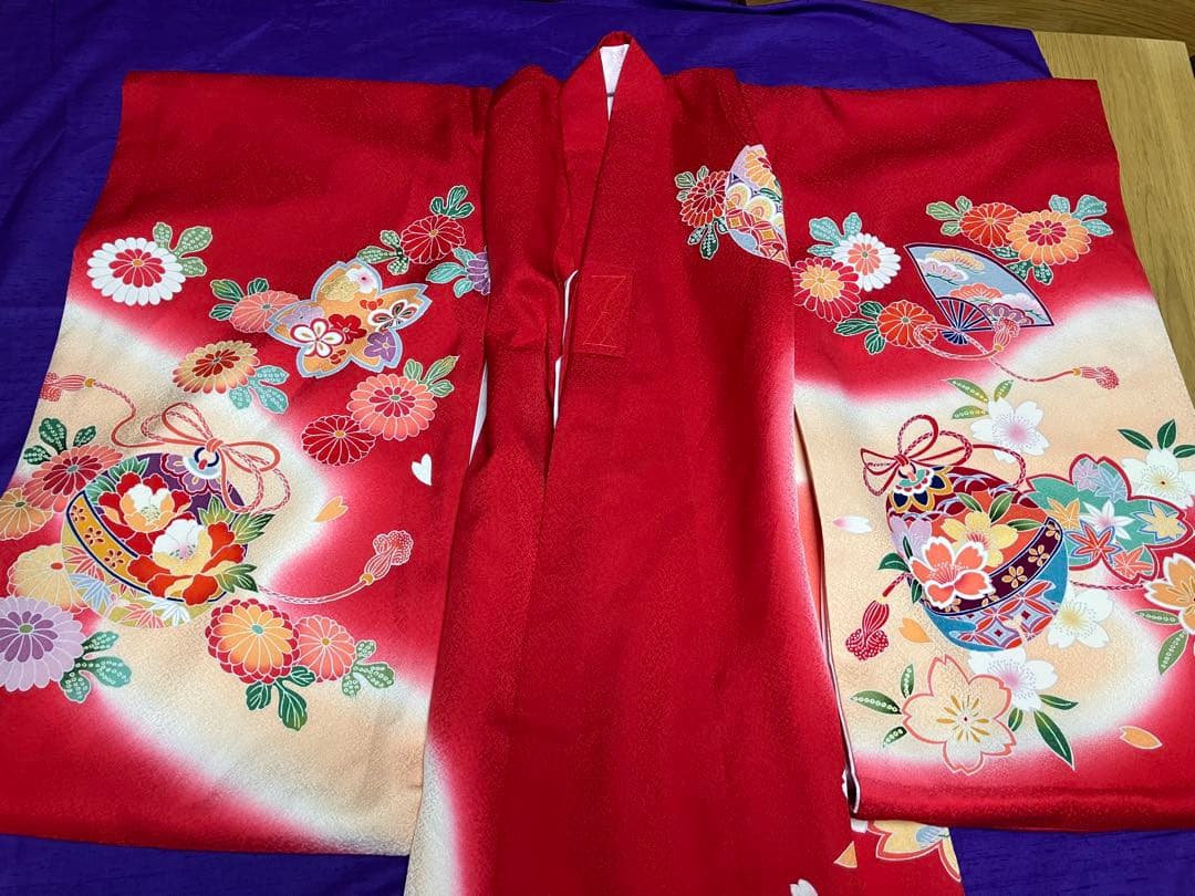 夏　お宮参り用 着物 正絹