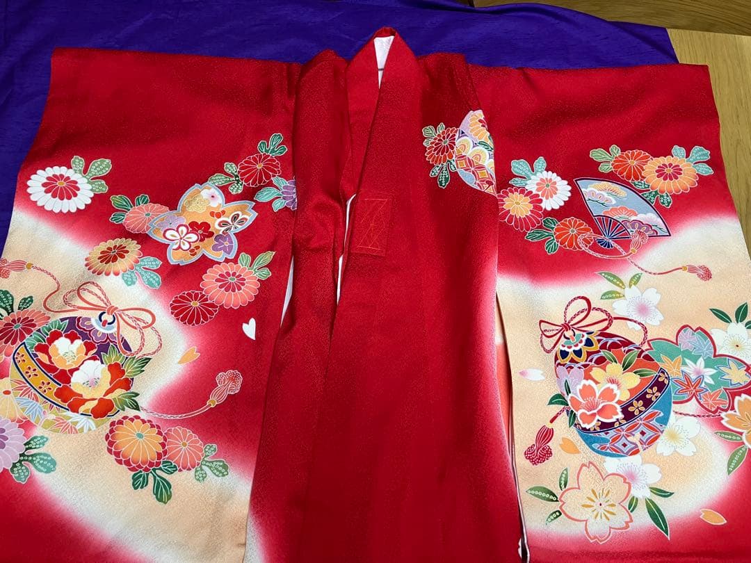 夏　お宮参り用 着物 正絹