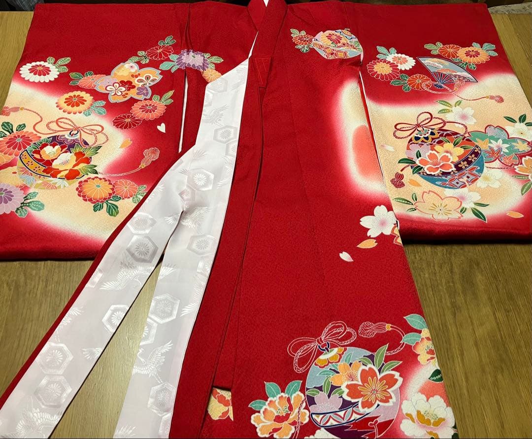 夏　お宮参り用 着物 正絹