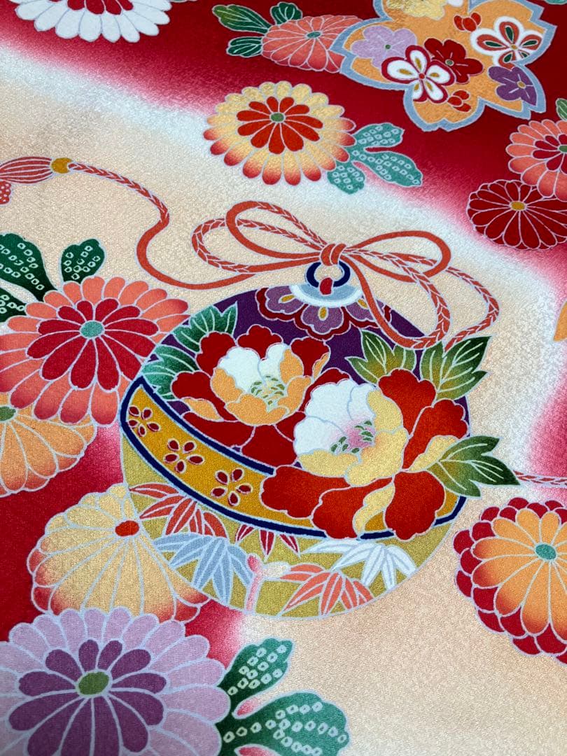 夏　お宮参り用 着物 正絹