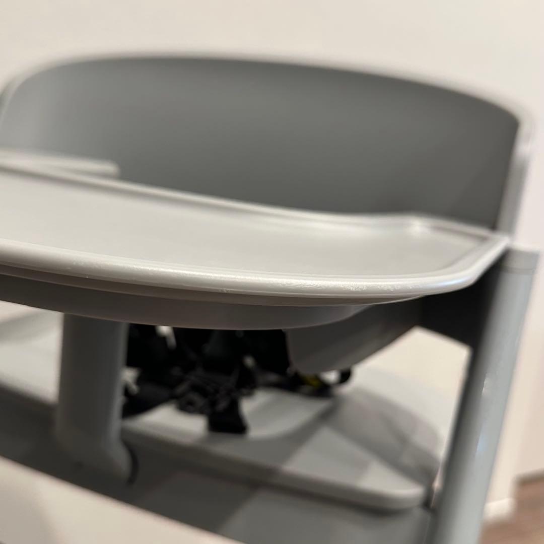 【美品】ヤトミ　NOVUS ノウス ベビーハイチェア グレー YATOMI