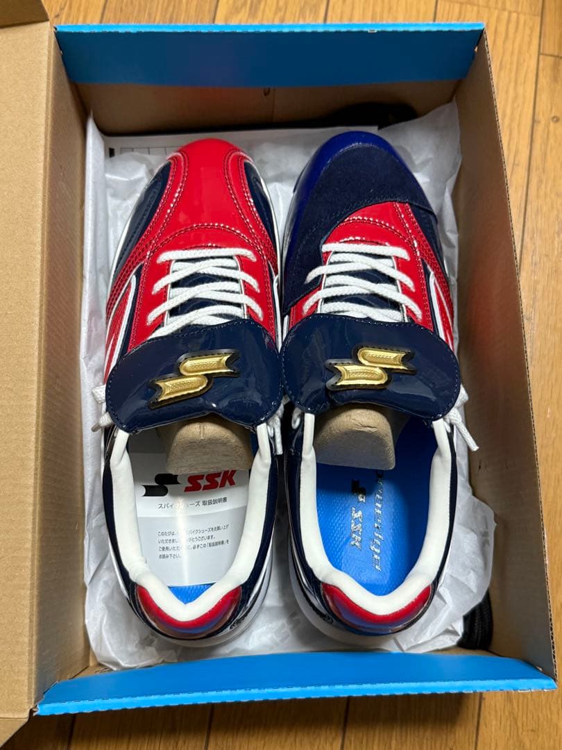 SSK proedge オーダースパイク 27.5cm 箱、スパイク入れあり