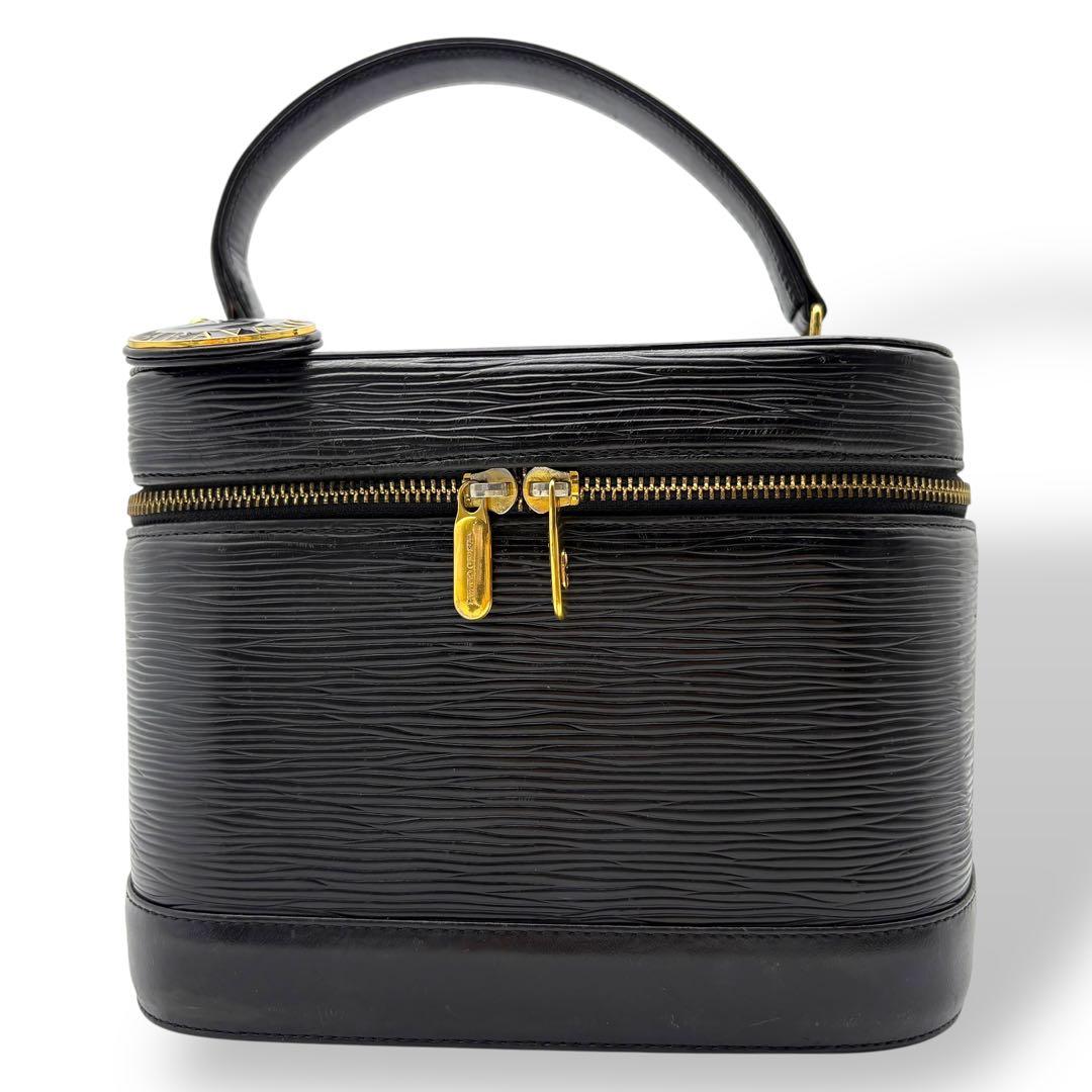 専用 ヴァレンティノガラヴァーニ バニティバッグ レザー ブラック チャーム