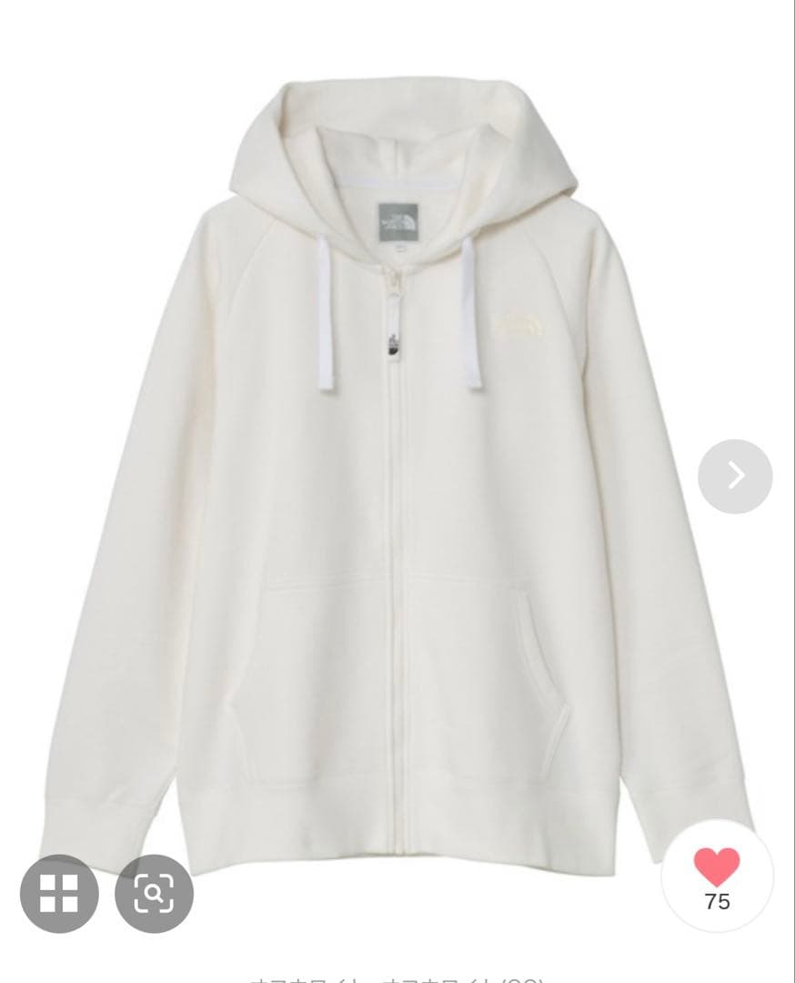 THE NORTH FACE オフホワイト パーカー XL