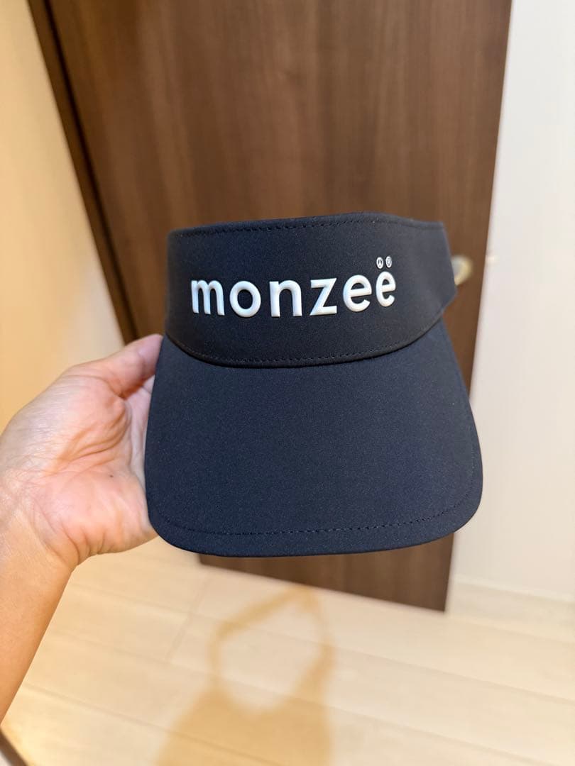 monzee モンジー　スポーツサンバイザー　ブラック