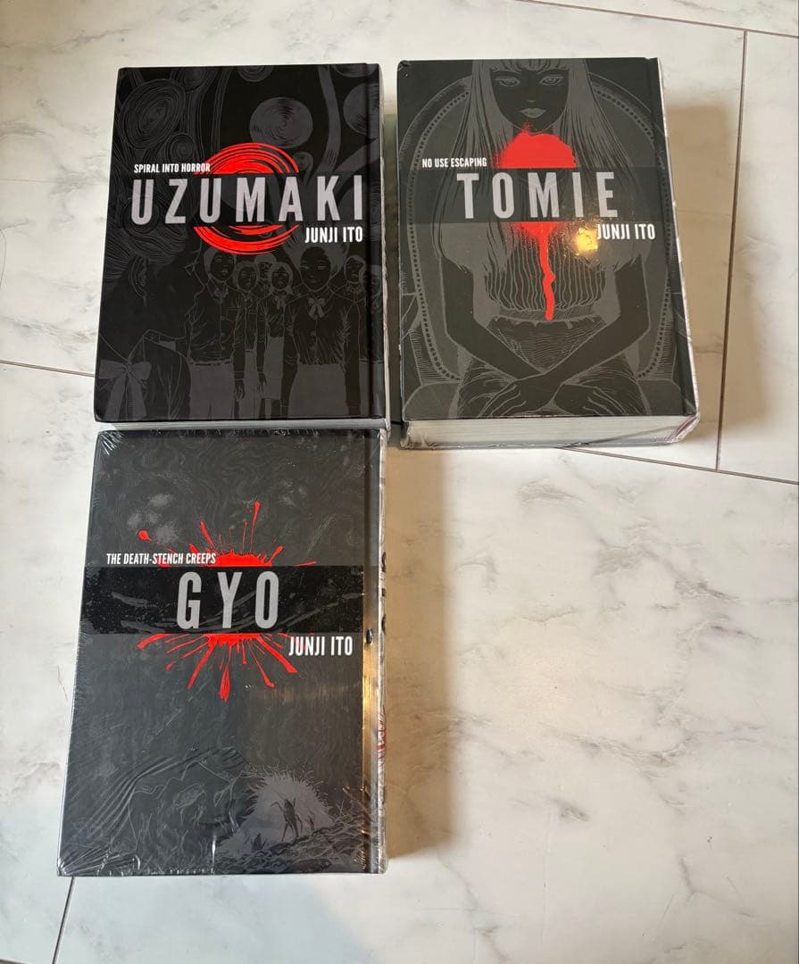 Junji ito uzumaki Gyo TOMIE 英語版　伊藤潤二セット