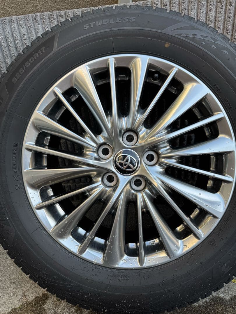 【美品】アルファード30後期 純正17インチ　スタッドレス&ホイールセット