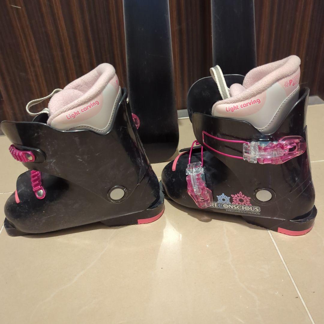 K2 スキー板112cm　ブーツ21cm　ポール80cm