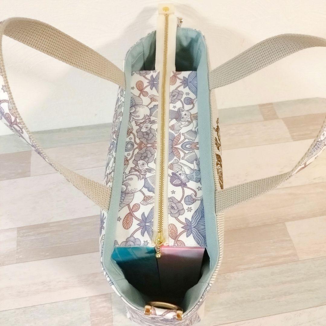 専用☆大きめ 上マチファスナートート＆ ポーチ☆ ジョリーフルール