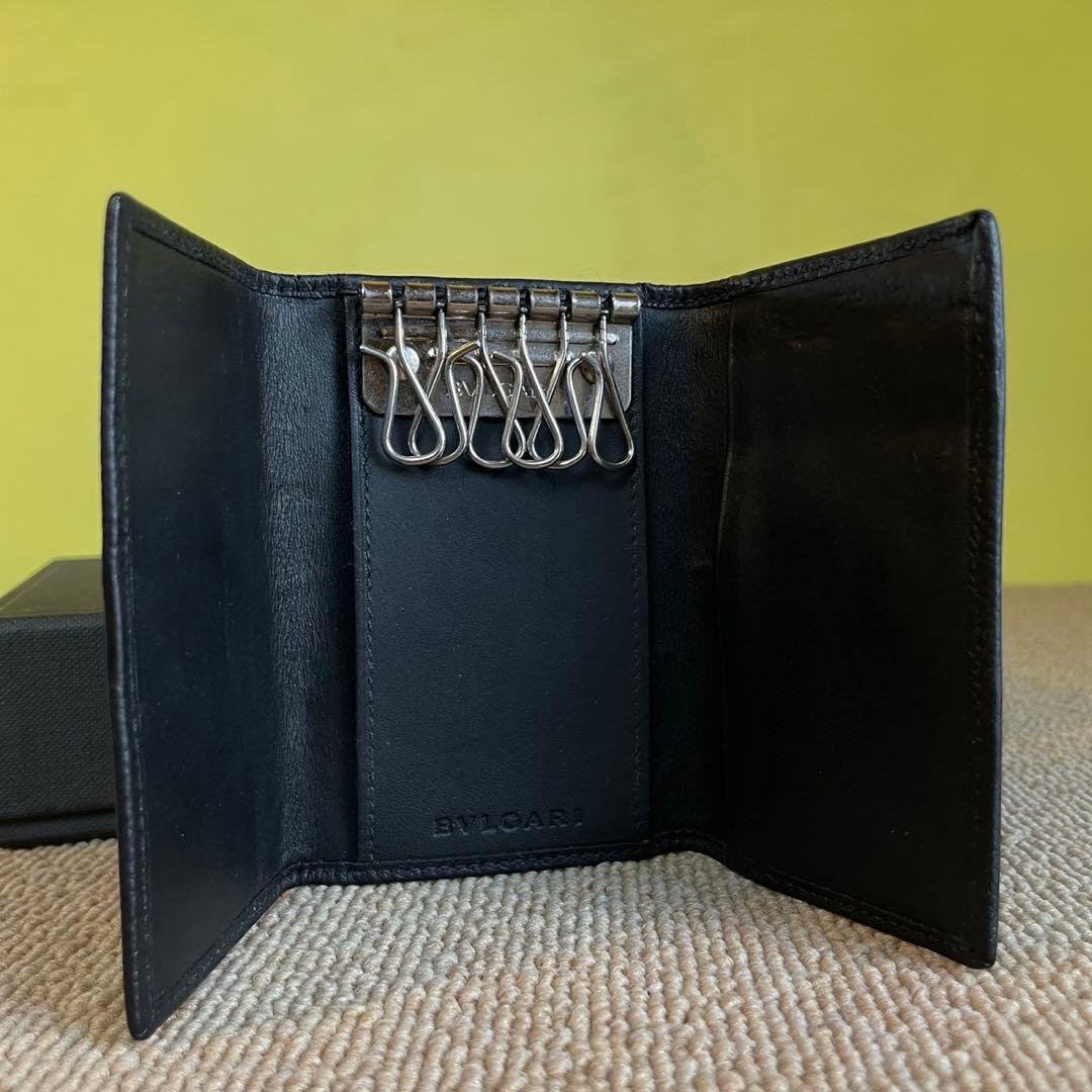 正規品⭐️極美品⭐️BVLGARI ブルガリ　男女兼用　キーケース　キーリング　6連