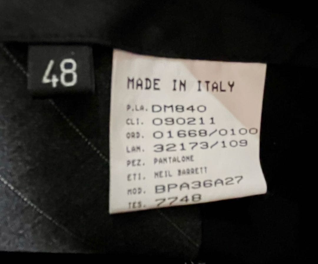 新品未使用　NEIL BARRETTのスラックス