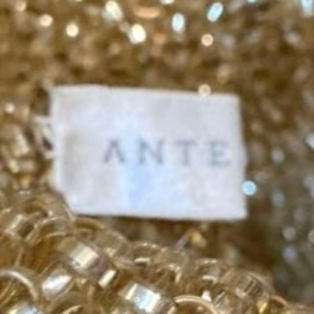 【美品】ANTEPRIMA スクエア　ワイヤーバッグ　ハンドバッグ　ゴールド