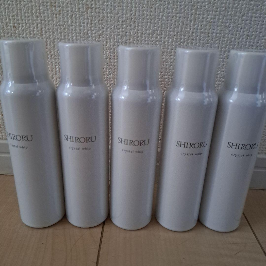 キ*オ様 【ラスト商品】SHIRORU クリスタルホイップ 洗顔料 5本まとめ売