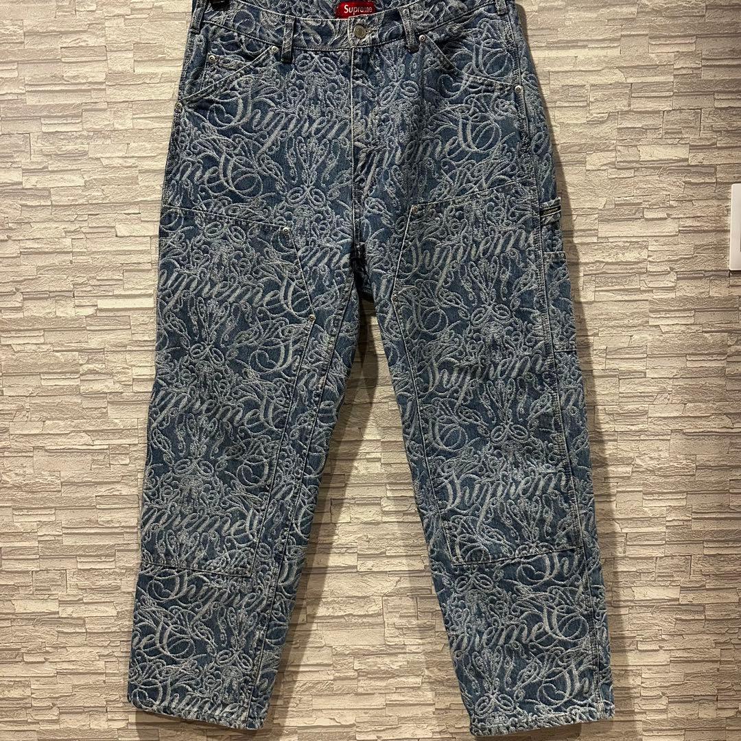 パンツ Supreme Script Jacquard Painter Pant