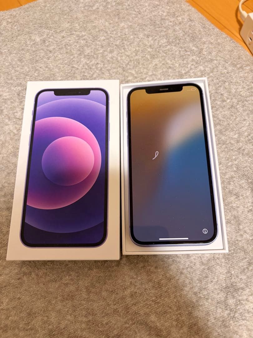 Apple iPhone 12 パープル　箱付き