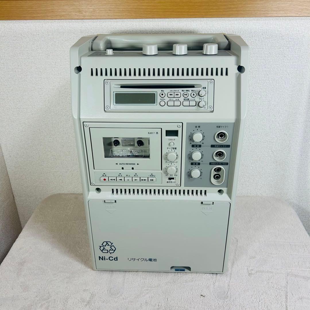 【再生OK 美品】TOA ワイヤレスアンプ　WA-1712CD 有線マイク 廃盤