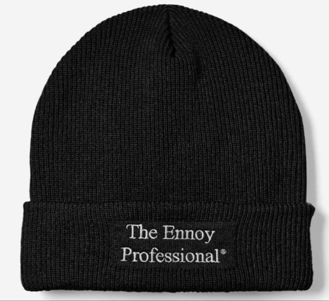 ENNOY PROFESSIONAL KNIT CAP (BLACK) 新品