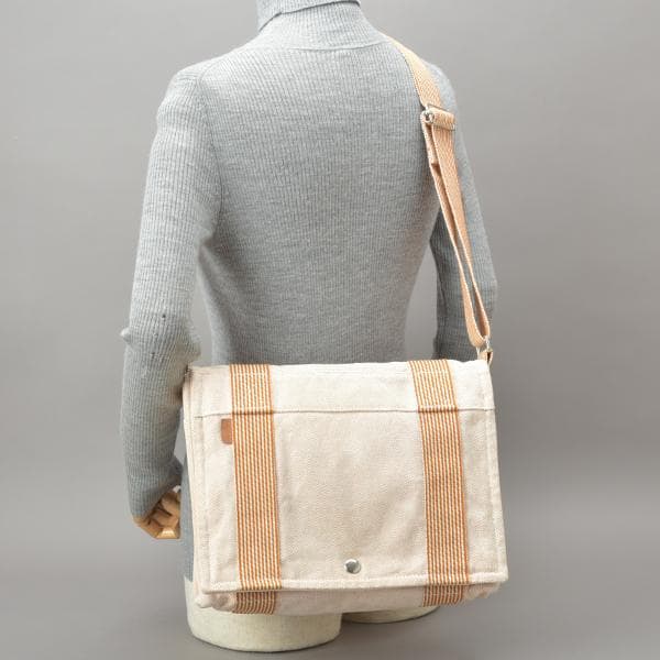 美品◇エルメスニューフールトゥバサスPMショルダーバッグクリーニング済オレンジ