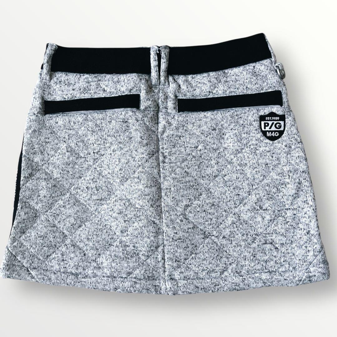 【タグ付新品】パーリーゲイツ ニットフリース×DIAPLEX スカート 0