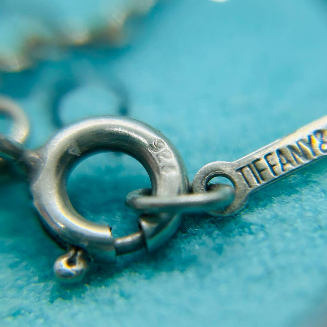 15 ティファニー ネックレス ビーン 箱巾着袋付 シルバー 925